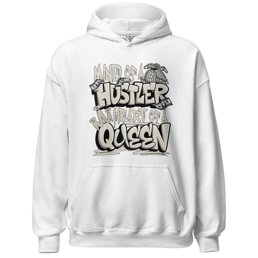 Gratitude 11s Hoodie Match Hustler Heart Queen - NastyJamz