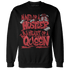 Cherry 12s Sweatshirt Match Hustler Heart Queen - NastyJamz