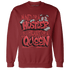 Cherry 12s Sweatshirt Match Hustler Heart Queen - NastyJamz