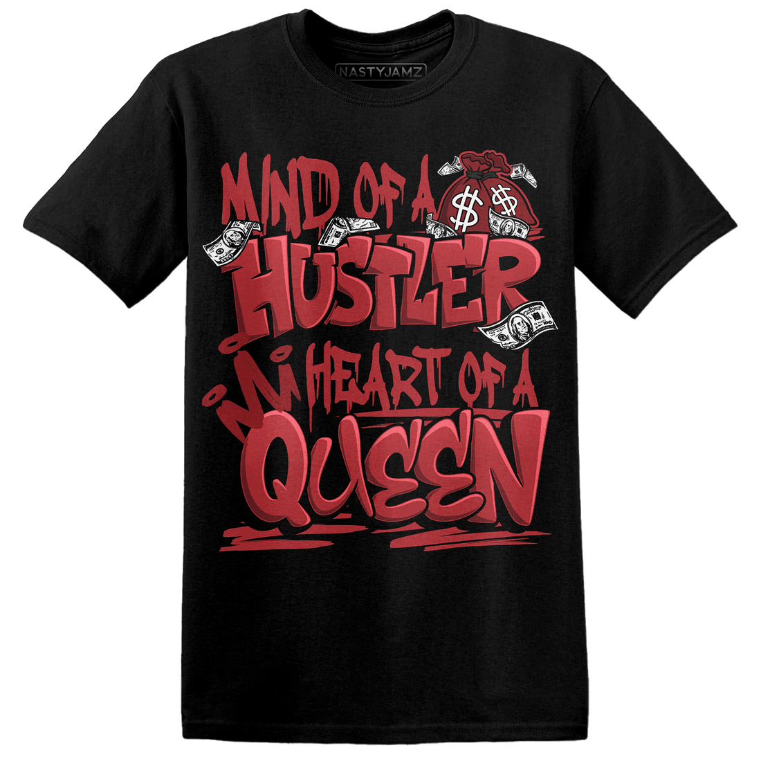 Cherry 12s T Shirt Match Hustler Heart Queen - NastyJamz