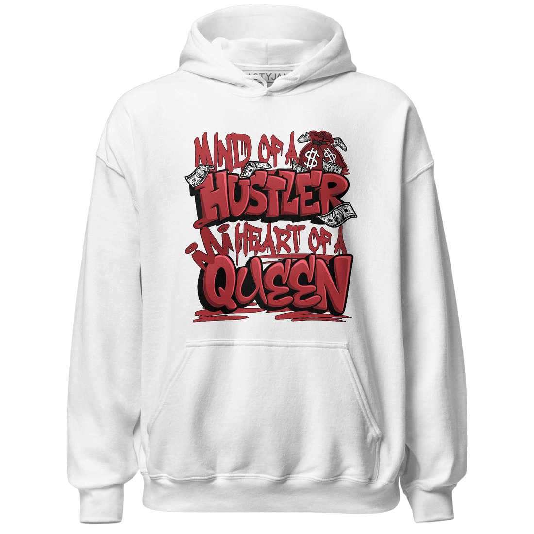 Cherry 12s Hoodie Match Hustler Heart Queen - NastyJamz