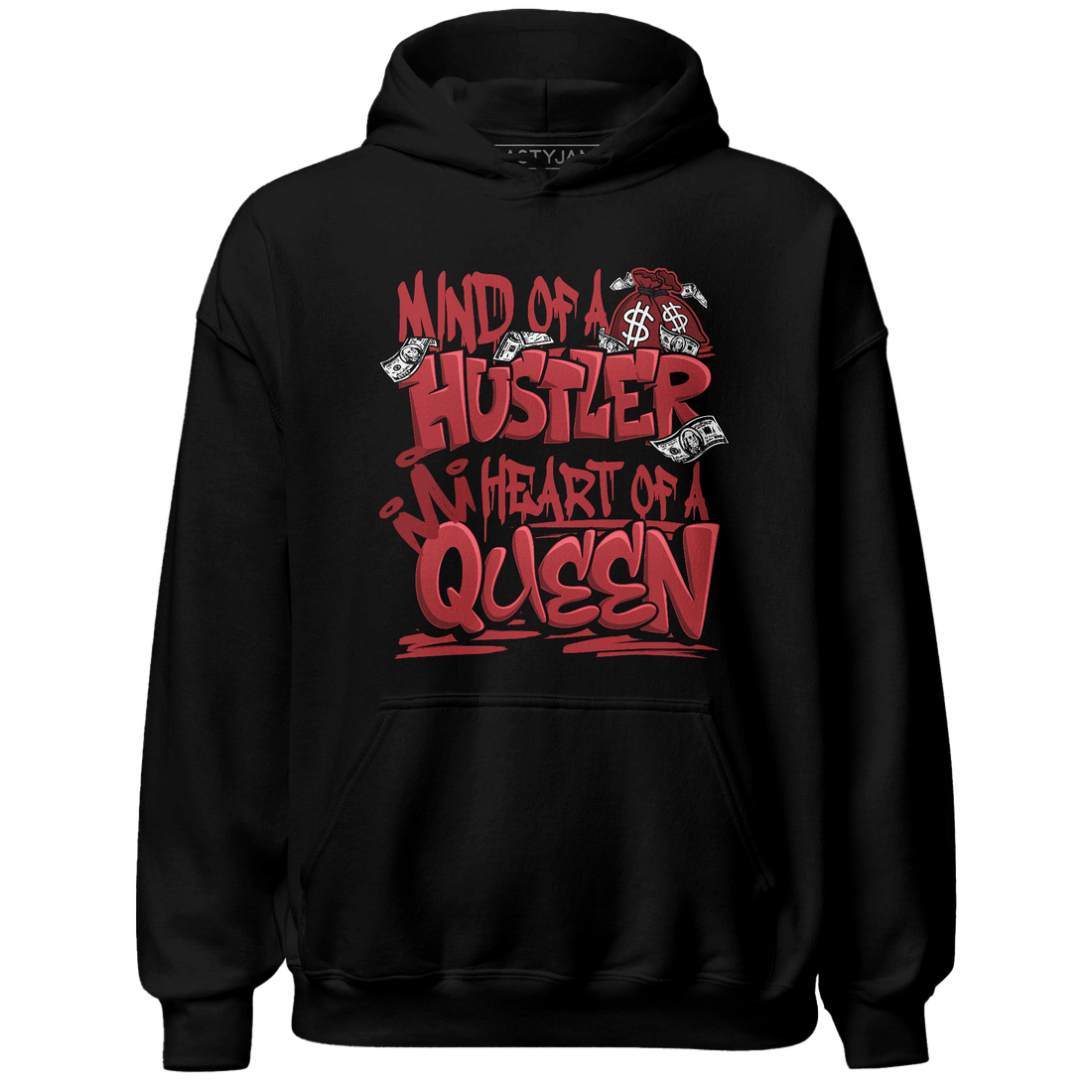 Cherry 12s Hoodie Match Hustler Heart Queen - NastyJamz