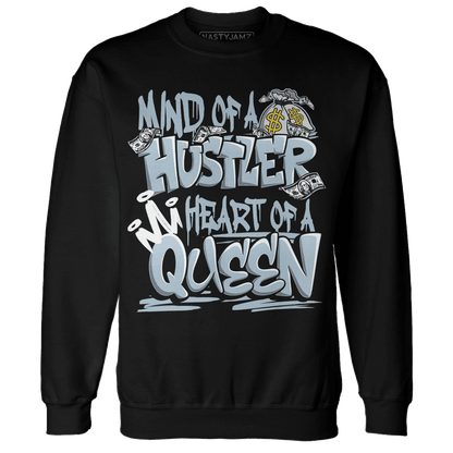 Blue Grey 13s Sweatshirt Match Hustler Heart Queen - NastyJamz