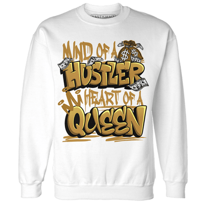 Wheat 13s Sweatshirt Match Hustler Heart Queen - NastyJamz