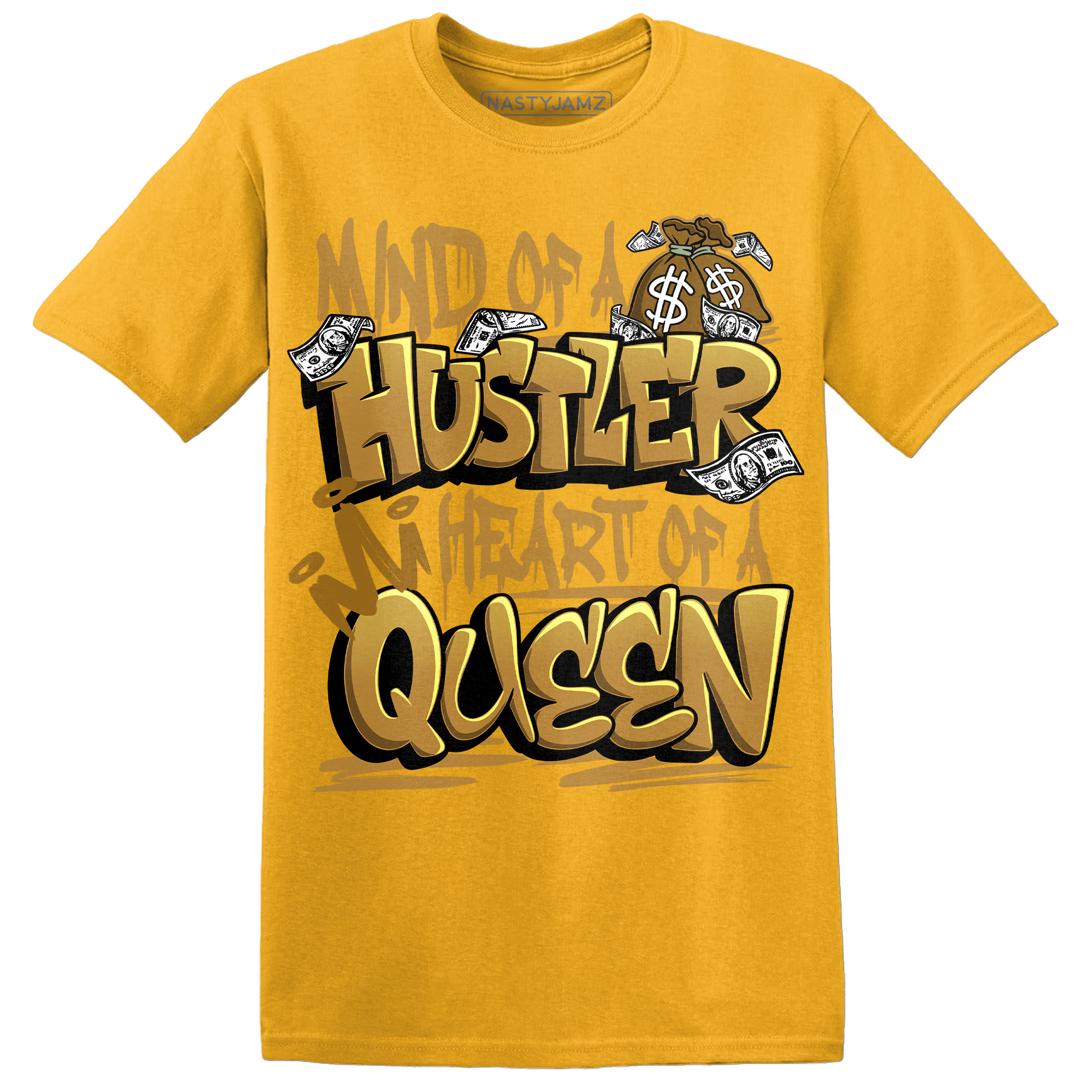 Wheat 13s T Shirt Match Hustler Heart Queen - NastyJamz