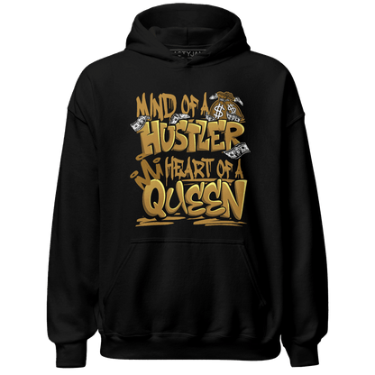 Wheat 13s Hoodie Match Hustler Heart Queen - NastyJamz