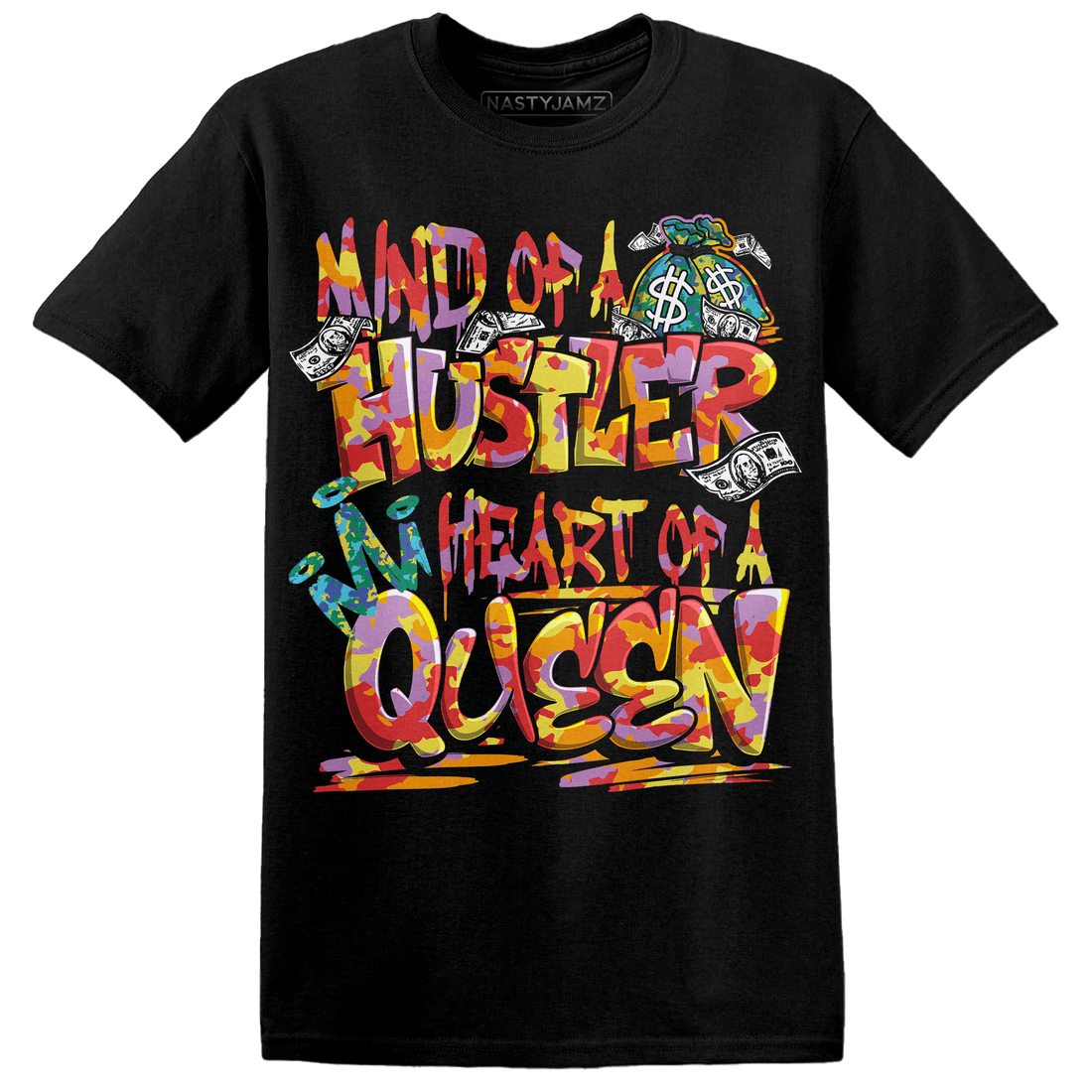 Mid GS Six Championships 1s T Shirt Match Hustler Heart Queen - NastyJamz