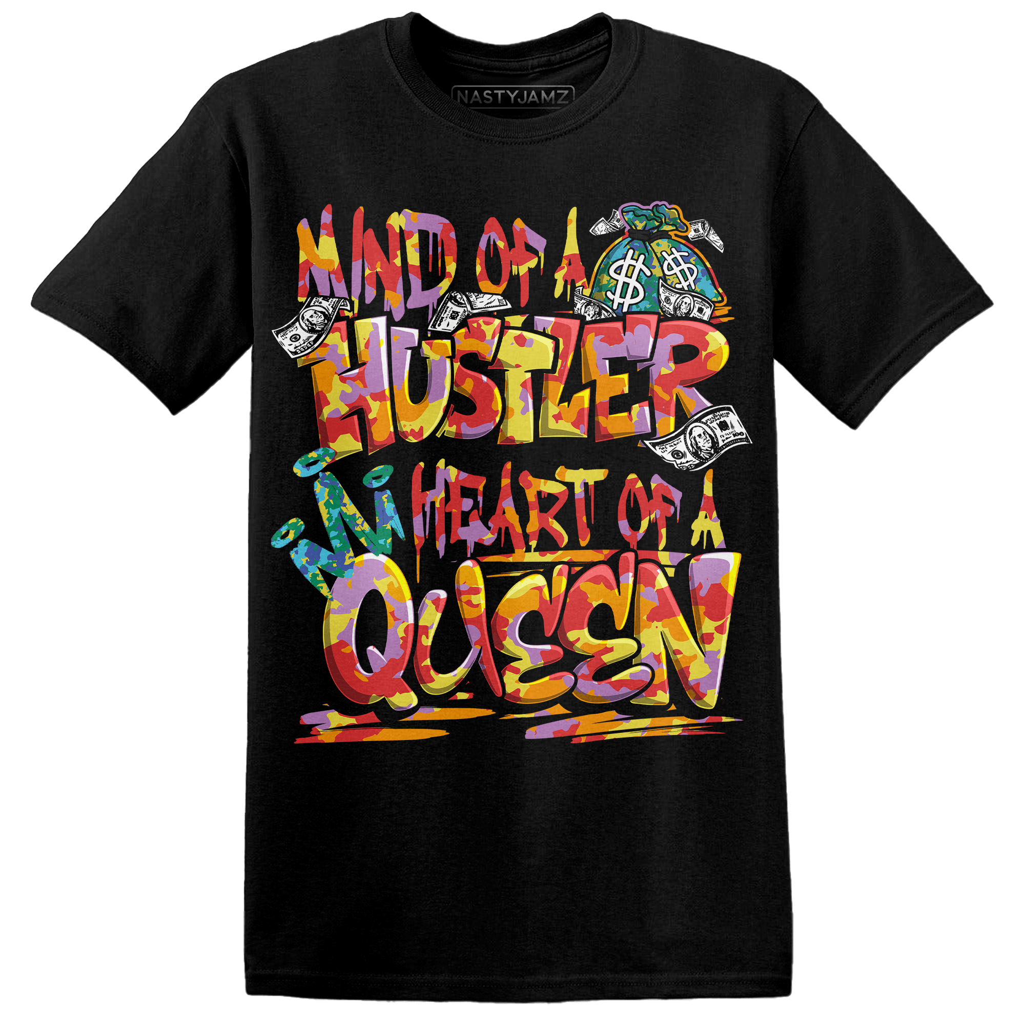 Mid GS Six Championships 1s T Shirt Match Hustler Heart Queen - NastyJamz