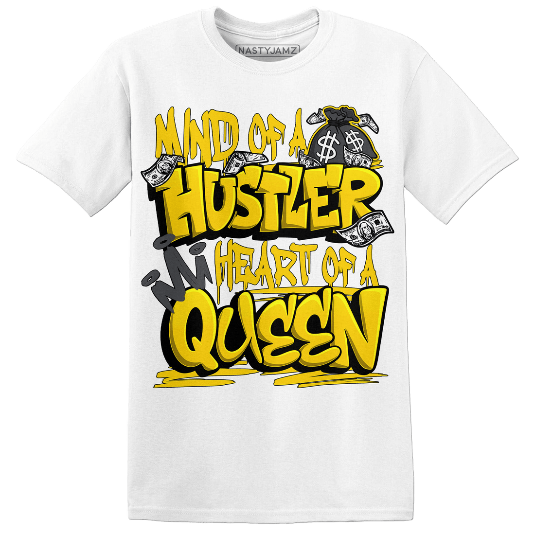Thunder 4s T Shirt Match Hustler Heart Queen - NastyJamz