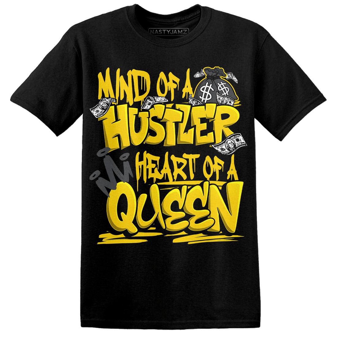 Thunder 4s T Shirt Match Hustler Heart Queen - NastyJamz