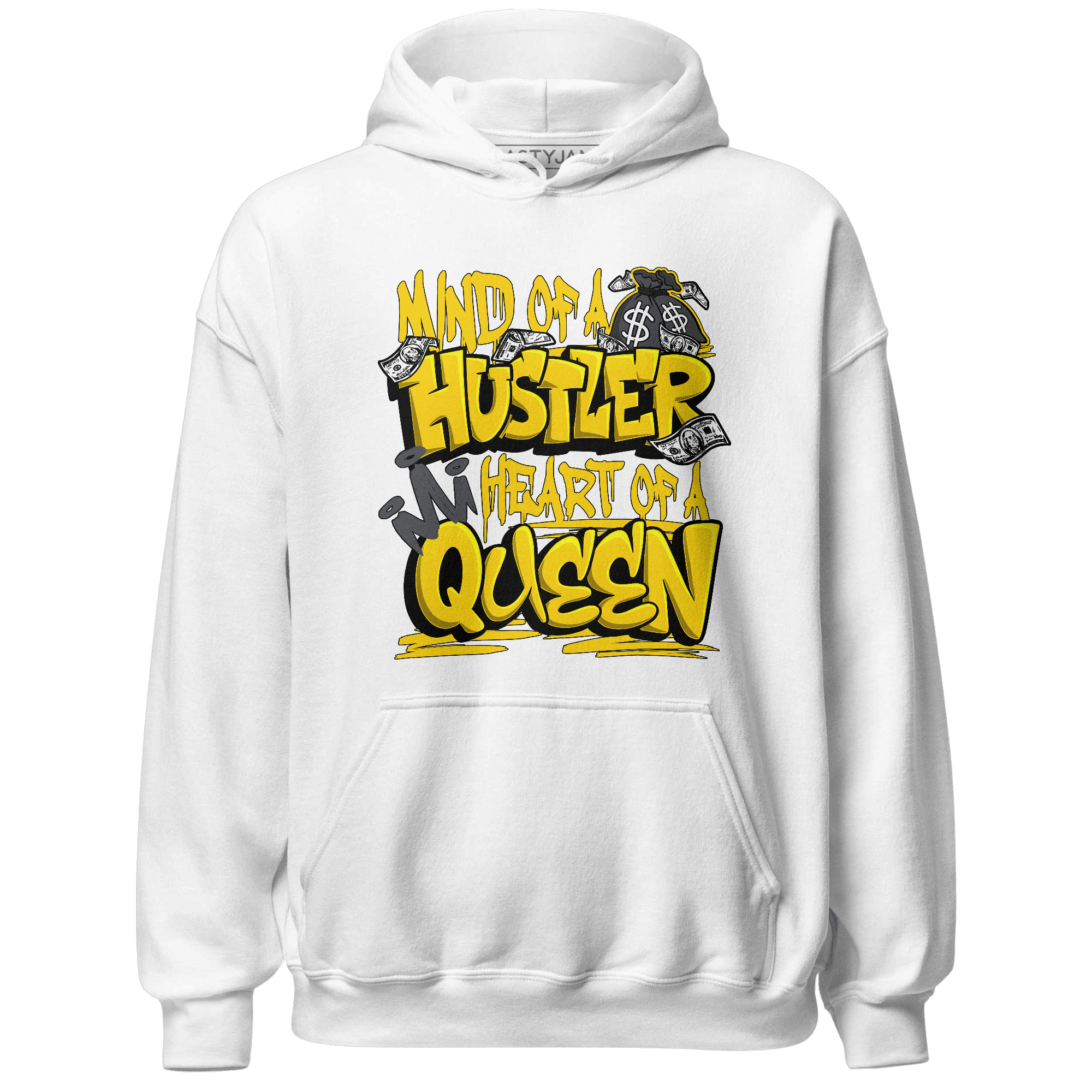 Thunder 4s Hoodie Match Hustler Heart Queen - NastyJamz