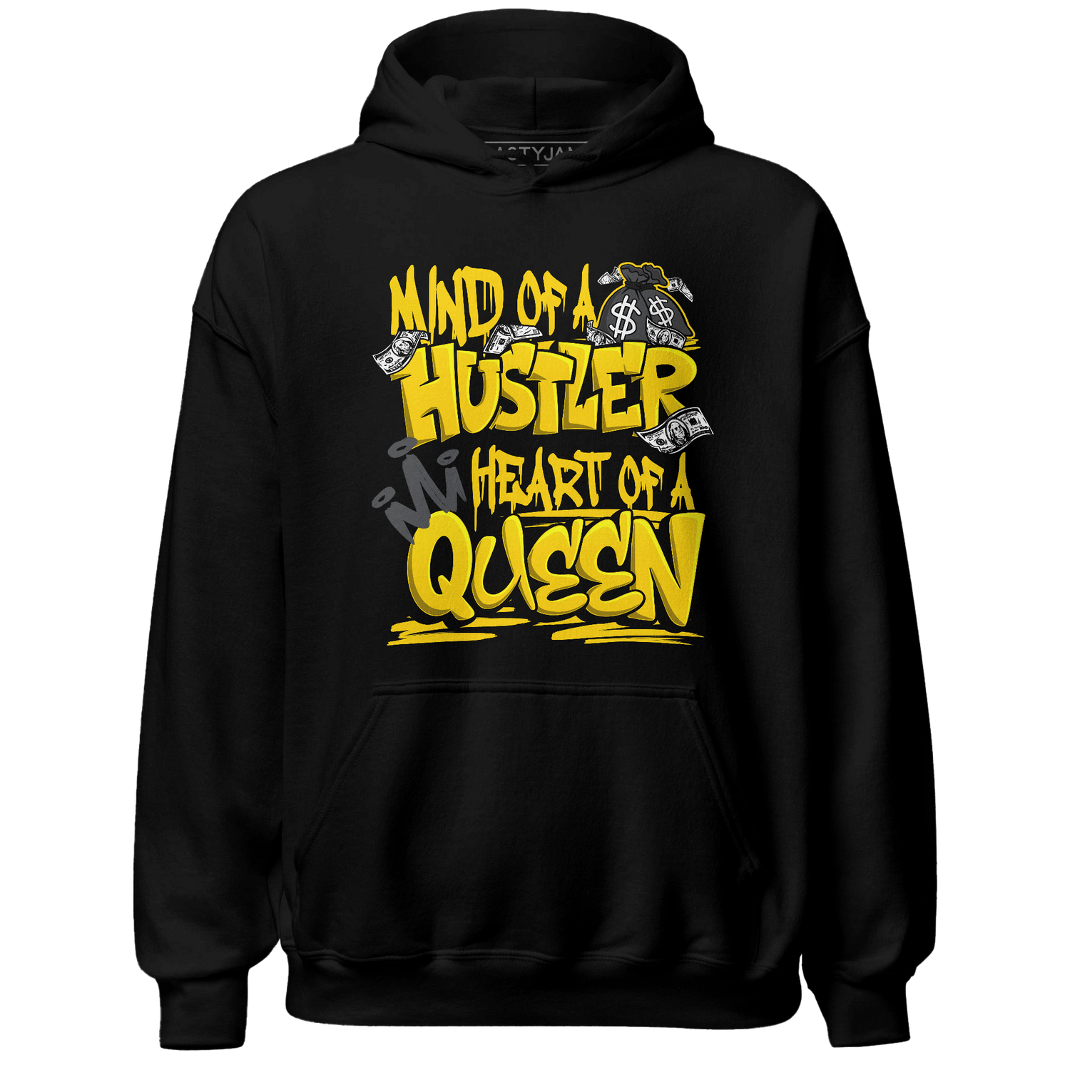 Thunder 4s Hoodie Match Hustler Heart Queen - NastyJamz