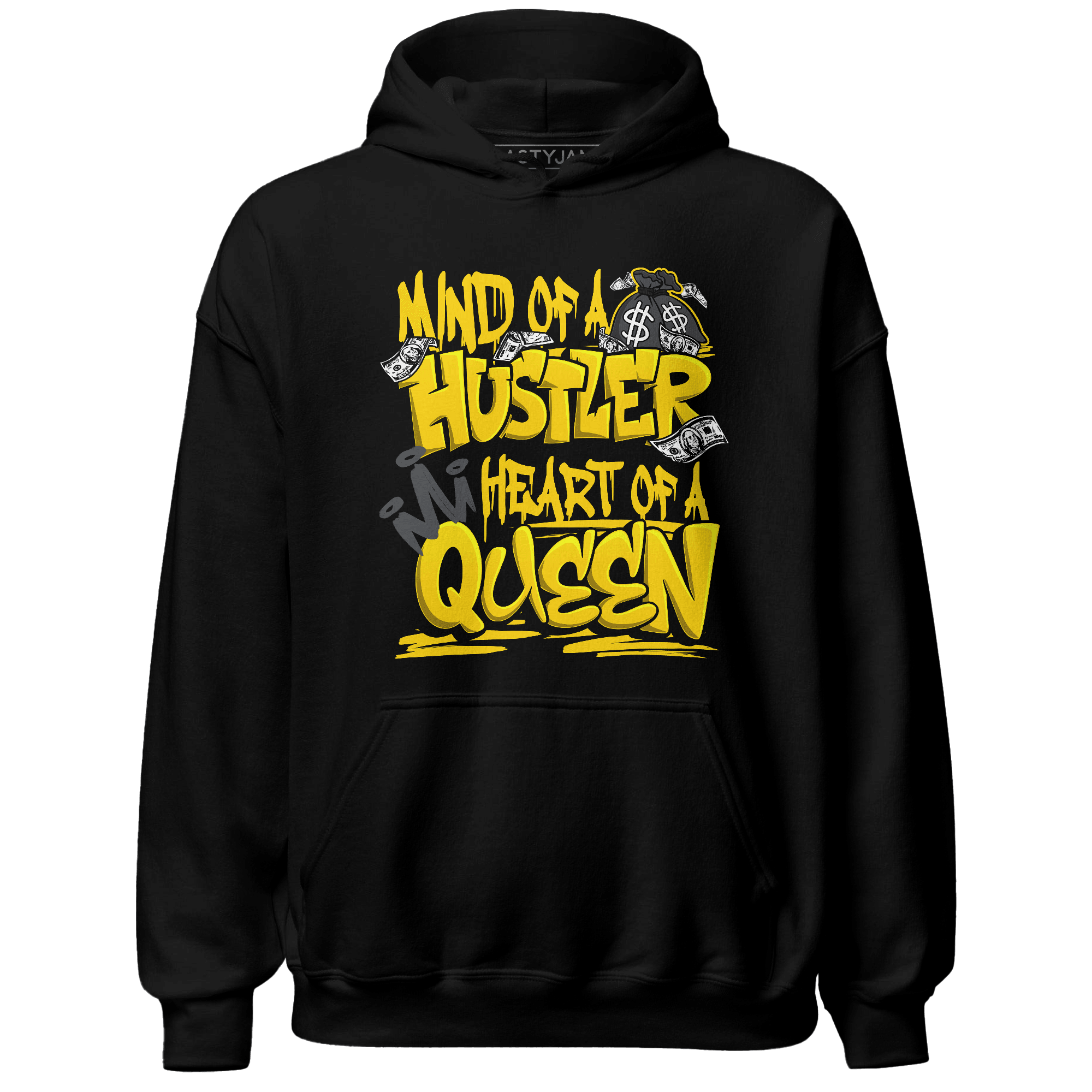 Thunder 4s Hoodie Match Hustler Heart Queen - NastyJamz