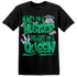 Lucky Green 5s T Shirt Match Hustler Heart Queen - NastyJamz