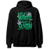 Lucky Green 5s Hoodie Match Hustler Heart Queen - NastyJamz