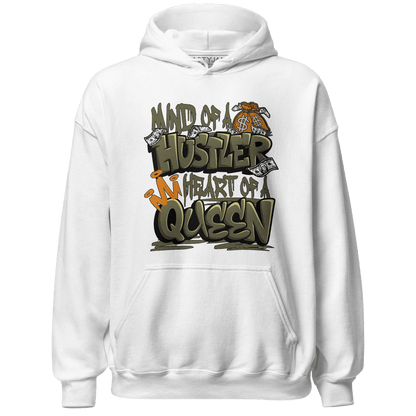 Olive 5s Hoodie Match Hustler Heart Queen - NastyJamz