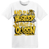 Yellow Ochre 6s T Shirt Match Hustler Heart Queen - NastyJamz