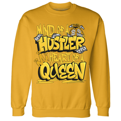 Yellow Ochre 6s Sweatshirt Match Hustler Heart Queen - NastyJamz