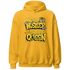 Yellow Ochre 6s Hoodie Match Hustler Heart Queen - NastyJamz