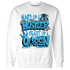 Powder Blue 9s Sweatshirt Match Hustler Heart Queen - NastyJamz