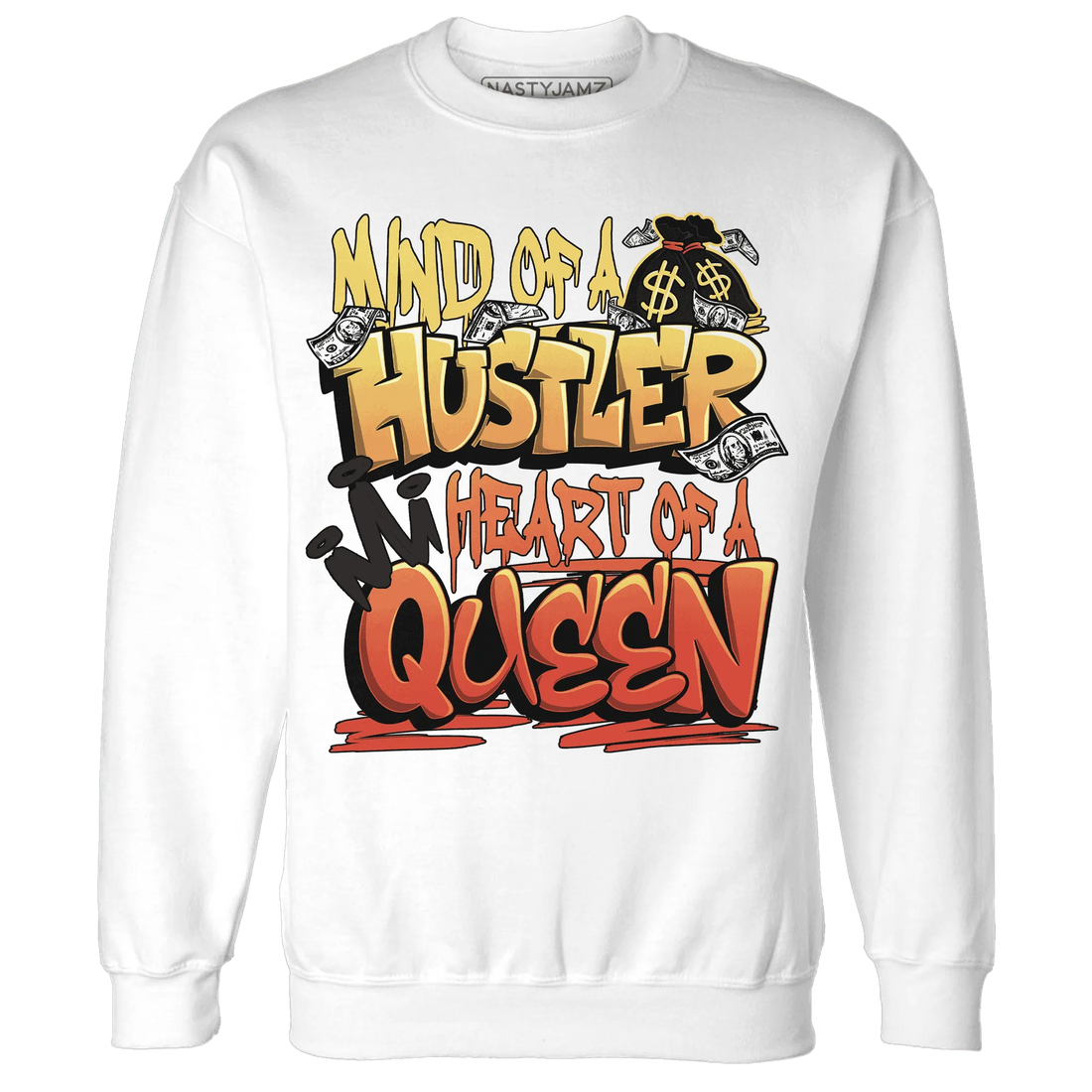 NastyJamz-VaporMax-Crimson-Total-Orange-Plus-Sweatshirt-Match-Hustler-Heart-Queen