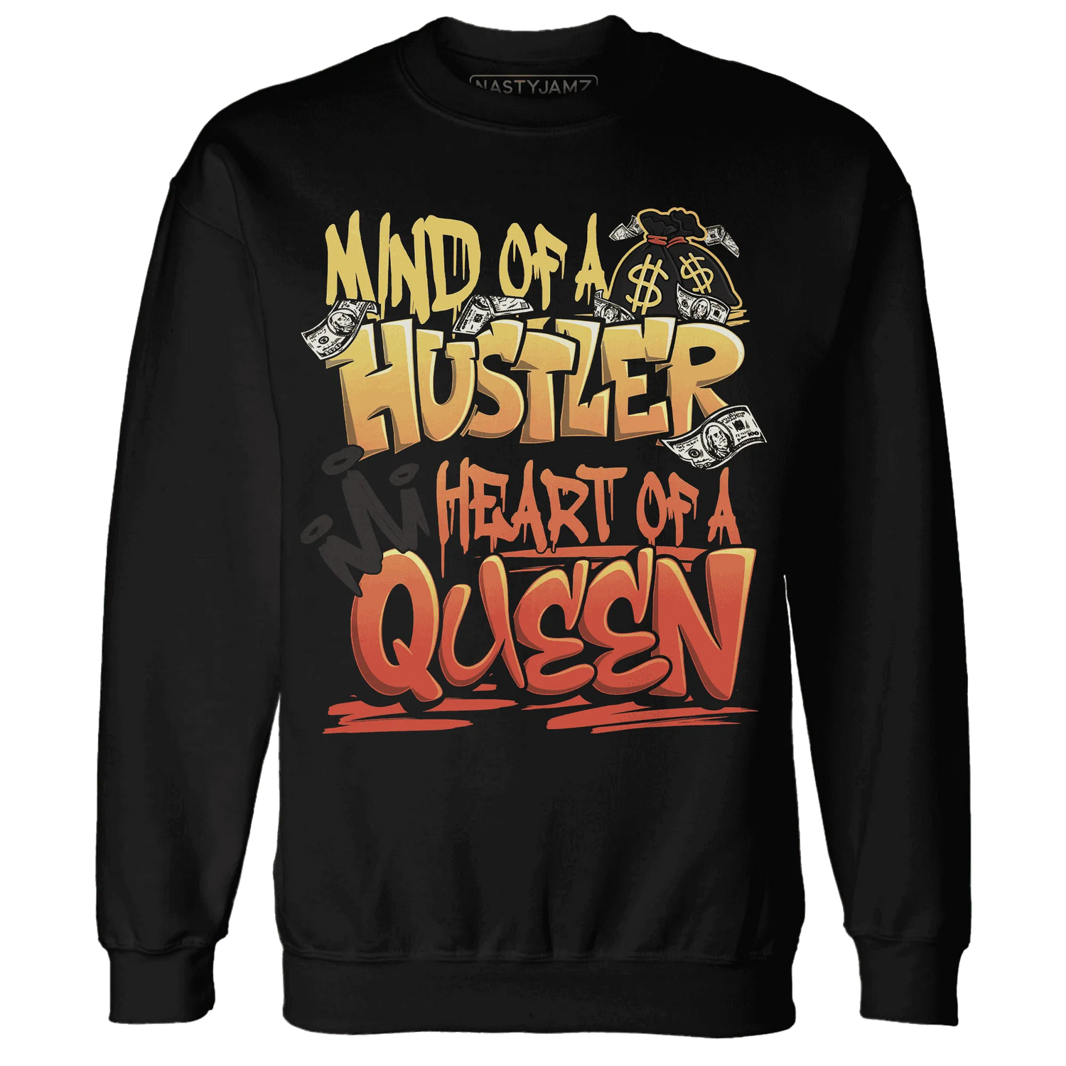 NastyJamz-VaporMax-Crimson-Total-Orange-Plus-Sweatshirt-Match-Hustler-Heart-Queen