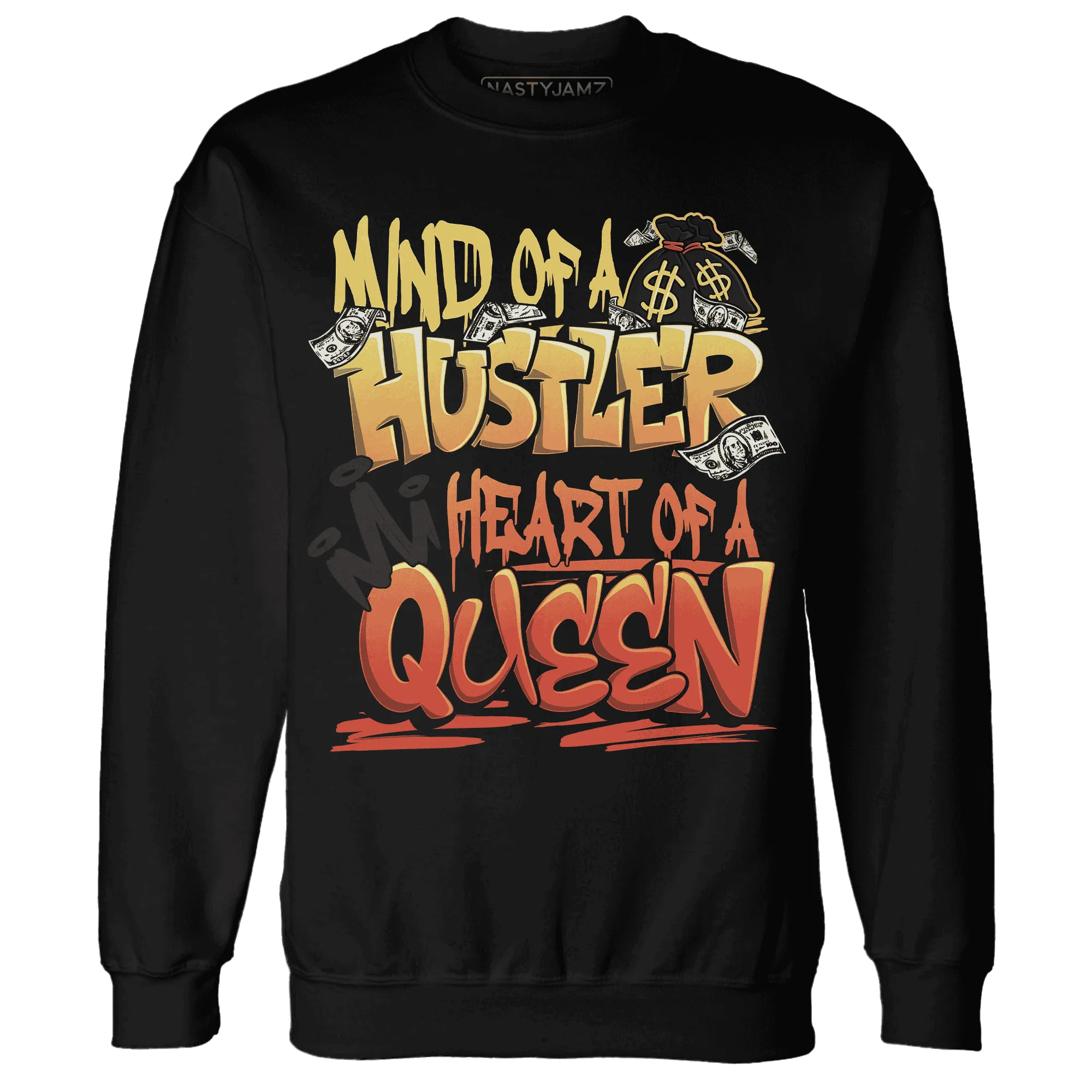 NastyJamz-VaporMax-Crimson-Total-Orange-Plus-Sweatshirt-Match-Hustler-Heart-Queen