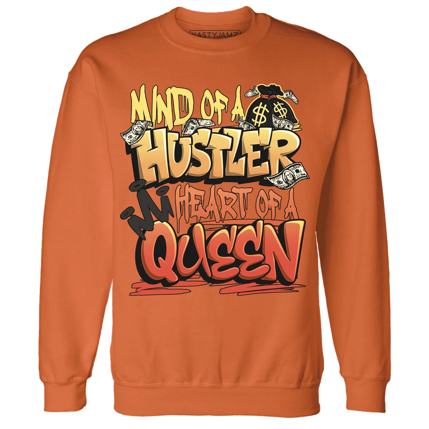 NastyJamz-VaporMax-Crimson-Total-Orange-Plus-Sweatshirt-Match-Hustler-Heart-Queen