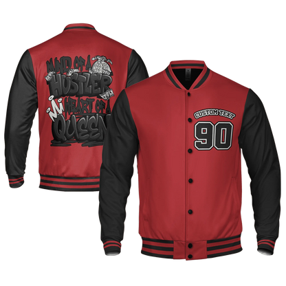 Black-Toe-Reimagined-Red-White-1s-NastyJamz-Varsity-Match-Hustler-Heart-Queen