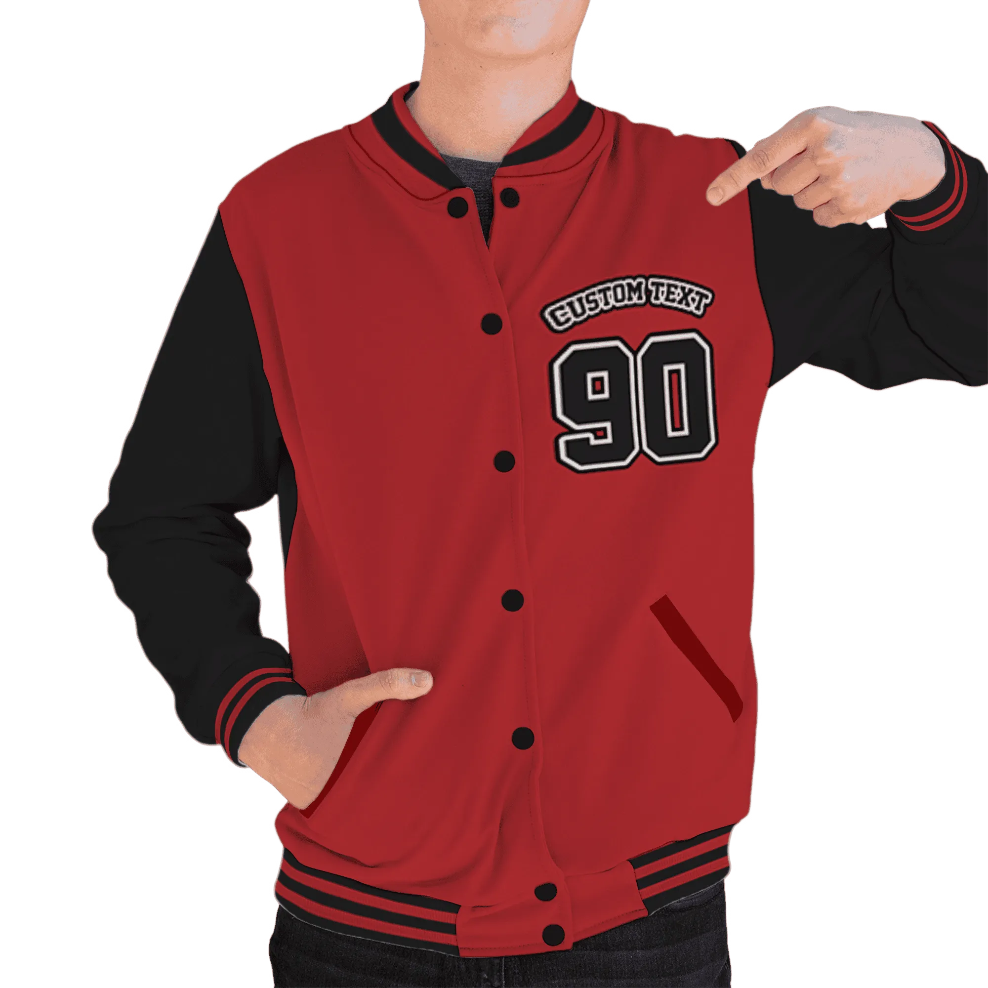 Black-Toe-Reimagined-Red-White-1s-NastyJamz-Varsity-Match-Hustler-Heart-Queen