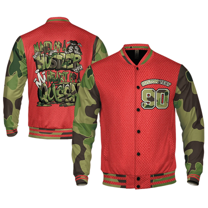 AM-90-Dark-Sage-Solar-Red-NastyJamz-Varsity-Match-Hustler-Heart-Queen