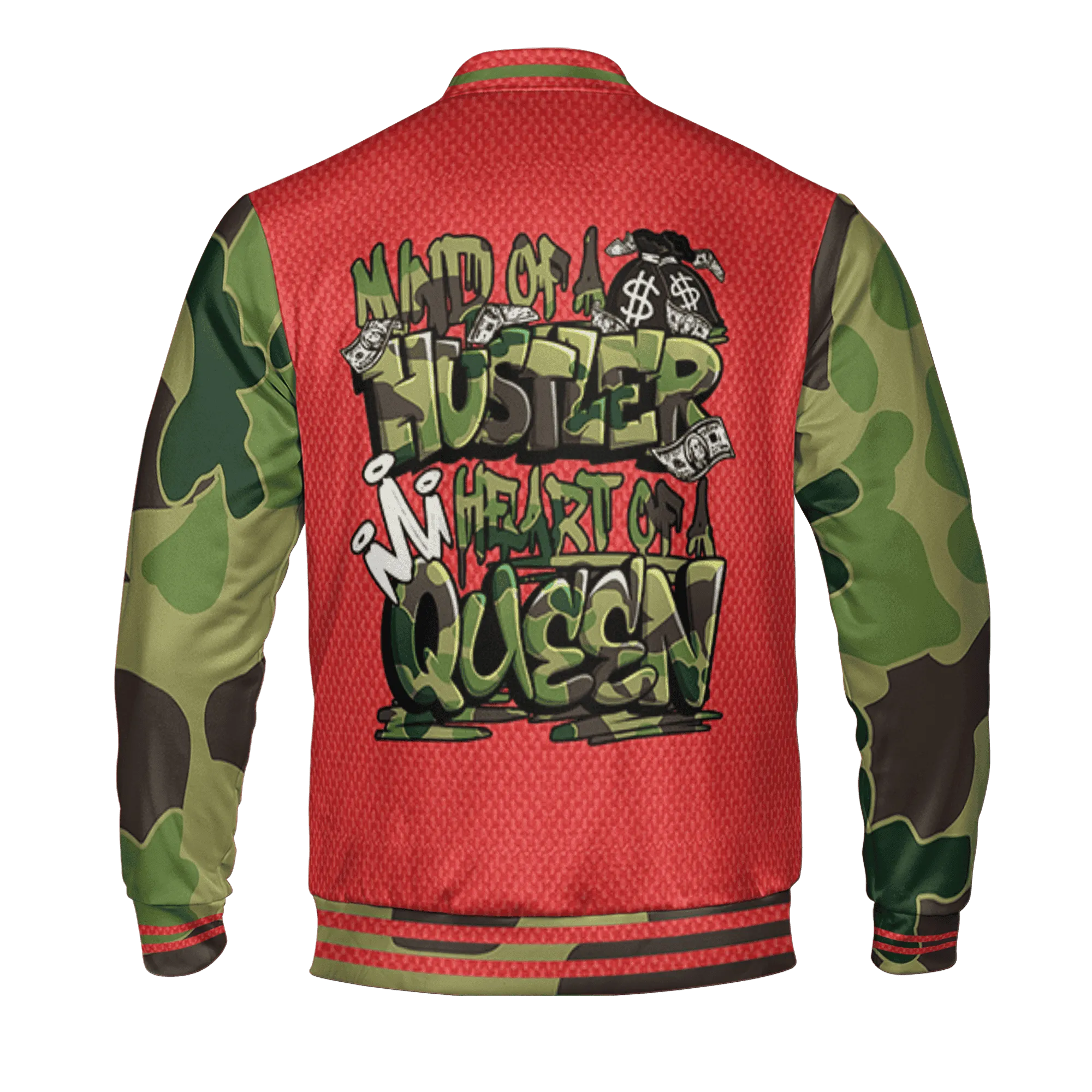 AM-90-Dark-Sage-Solar-Red-NastyJamz-Varsity-Match-Hustler-Heart-Queen