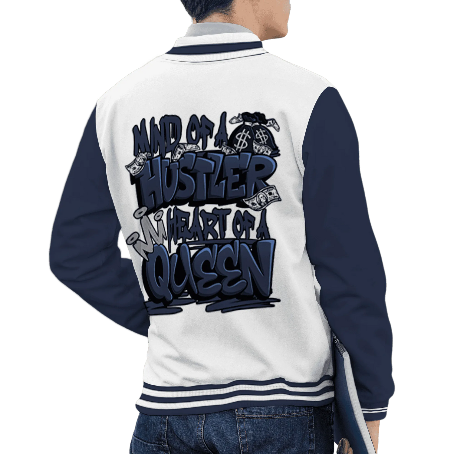 VaporMax-Plus-Midnight-Navy-White-Metallic-Silver-NastyJamz-Varsity-Match-Hustler-Heart-Queen