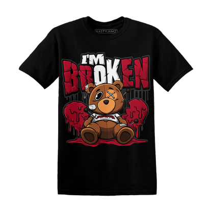 Retro Red Taxi 12s T Shirt Im Broken BER - NastyJamz