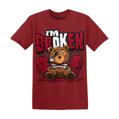 Retro Red Taxi 12s T Shirt Im Broken BER - NastyJamz