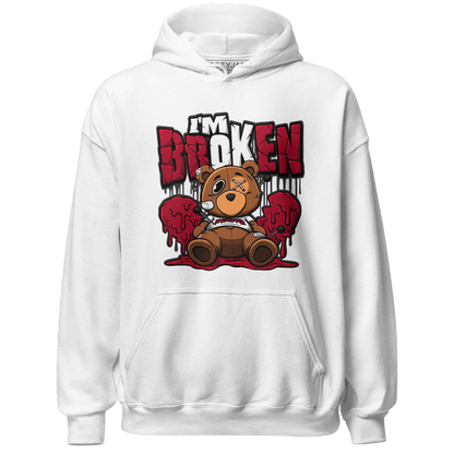 Retro Red Taxi 12s Hoodie Match Im Broken BER - NastyJamz