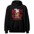 Retro Red Taxi 12s Hoodie Match Im Broken BER - NastyJamz