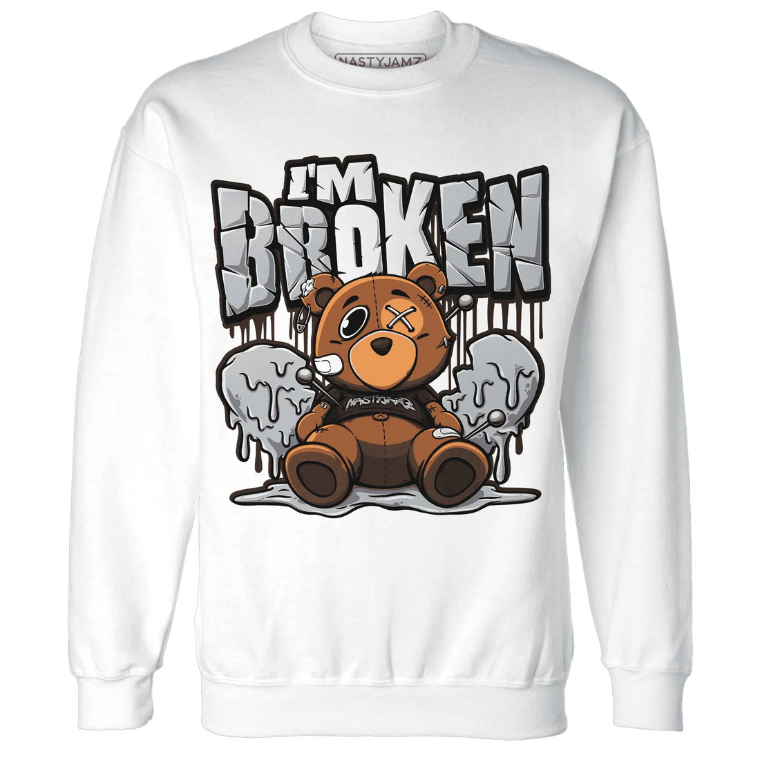 NastyJamz-Wolf-Grey-12s-Sweatshirt-Match-Im-Broken-BER