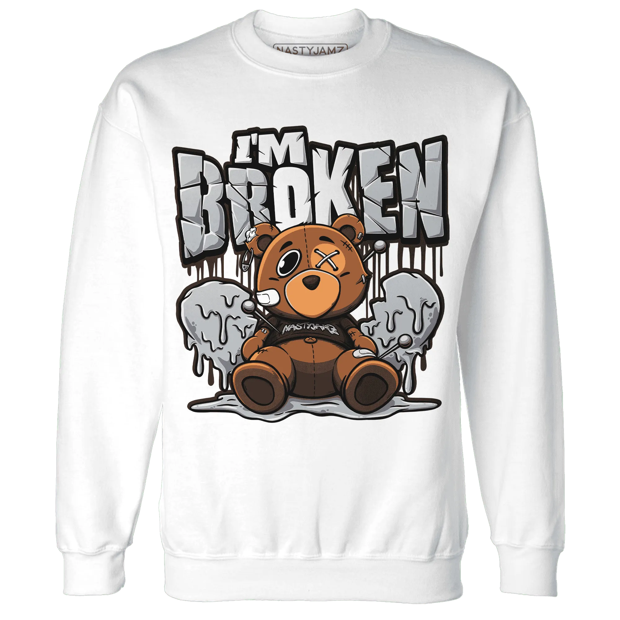 NastyJamz-Wolf-Grey-12s-Sweatshirt-Match-Im-Broken-BER