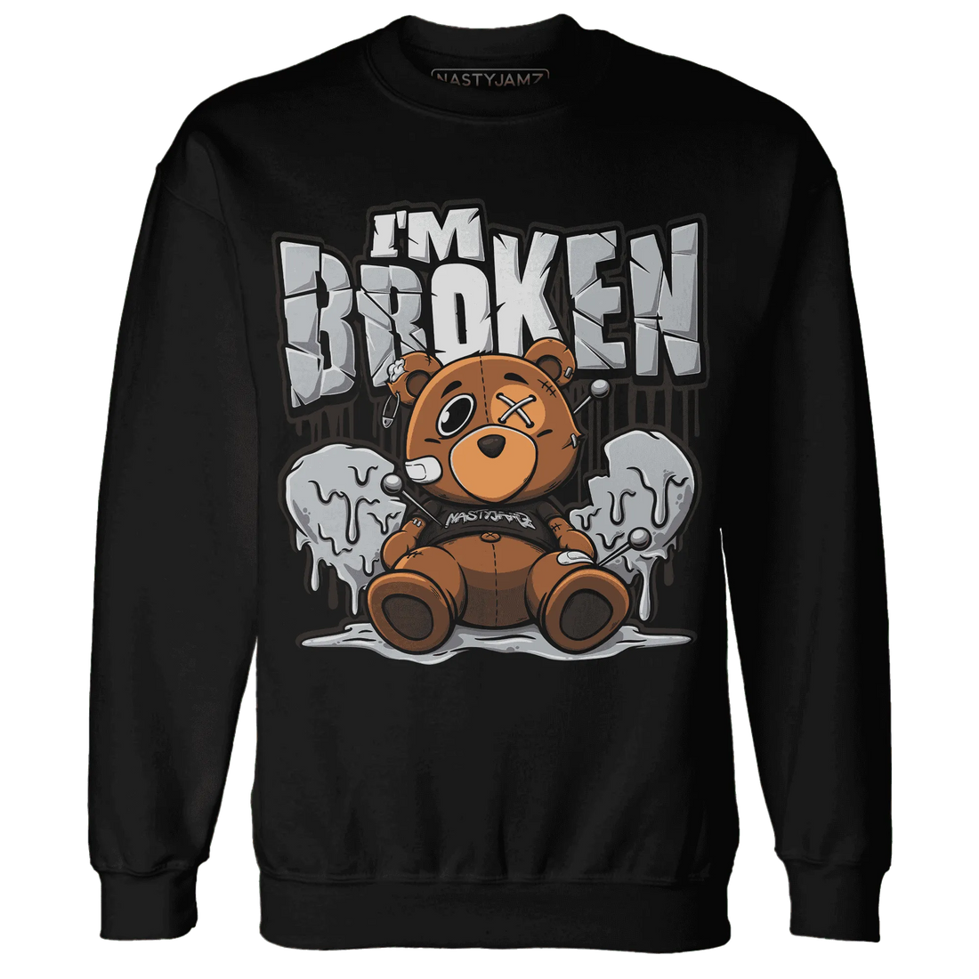 NastyJamz-Wolf-Grey-12s-Sweatshirt-Match-Im-Broken-BER