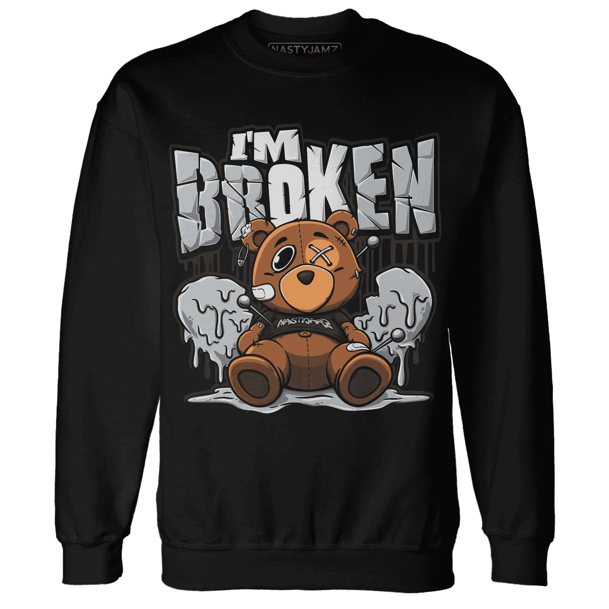 NastyJamz-Wolf-Grey-12s-Sweatshirt-Match-Im-Broken-BER