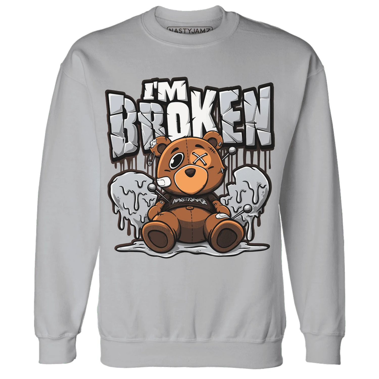 NastyJamz-Wolf-Grey-12s-Sweatshirt-Match-Im-Broken-BER