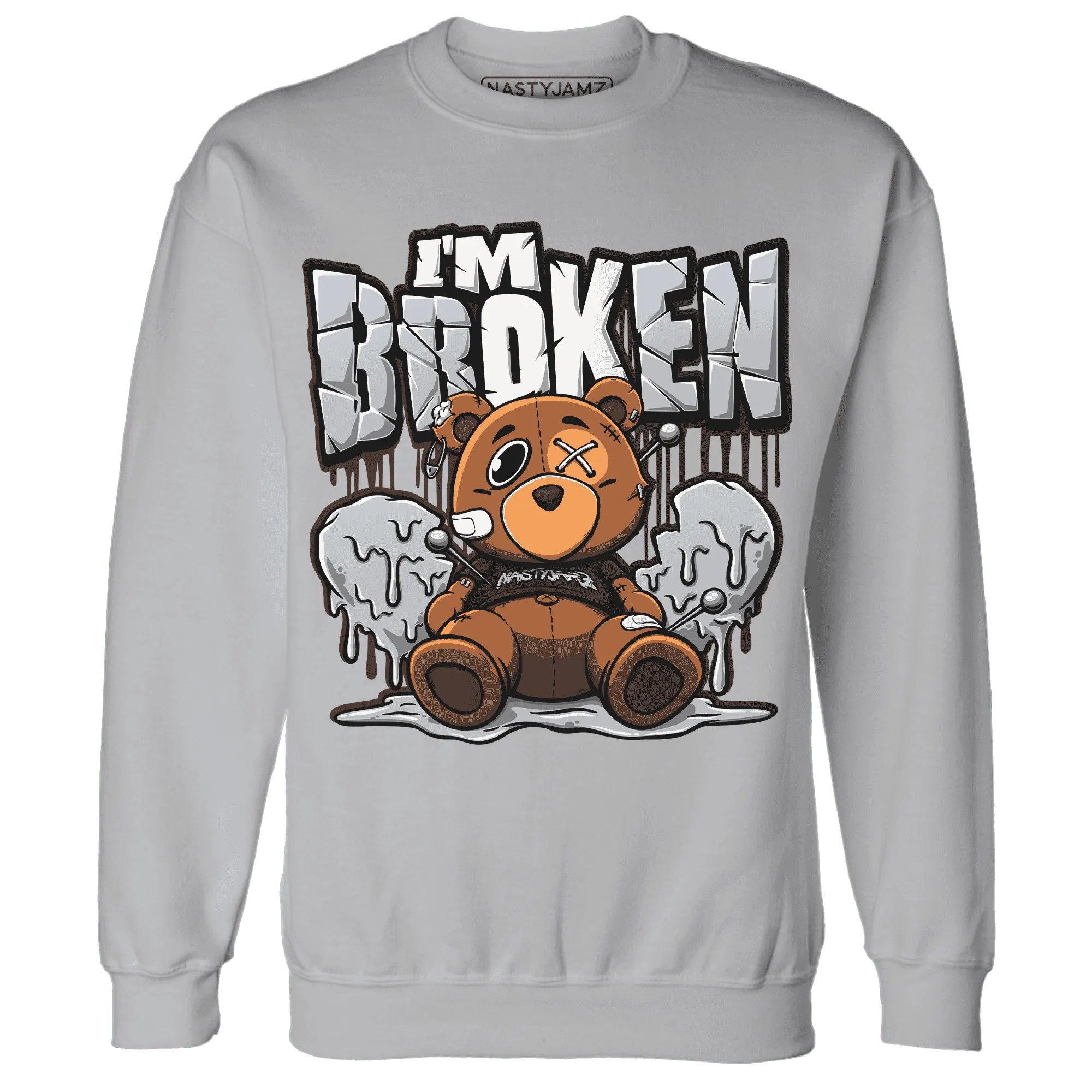 NastyJamz-Wolf-Grey-12s-Sweatshirt-Match-Im-Broken-BER