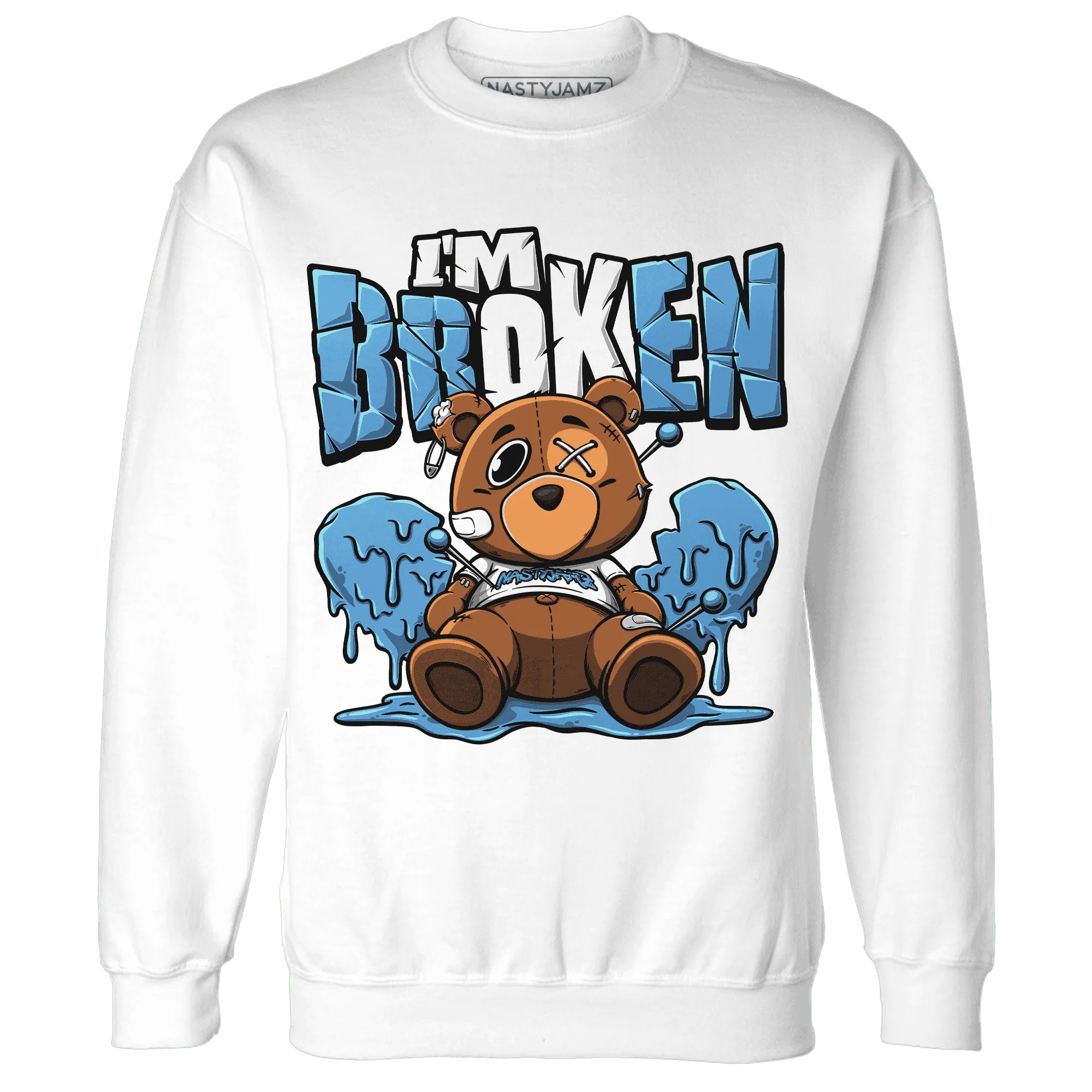 NastyJamz-Carolina-Blue-Univercitii-17s-Sweatshirt-Match-Im-Broken-BER