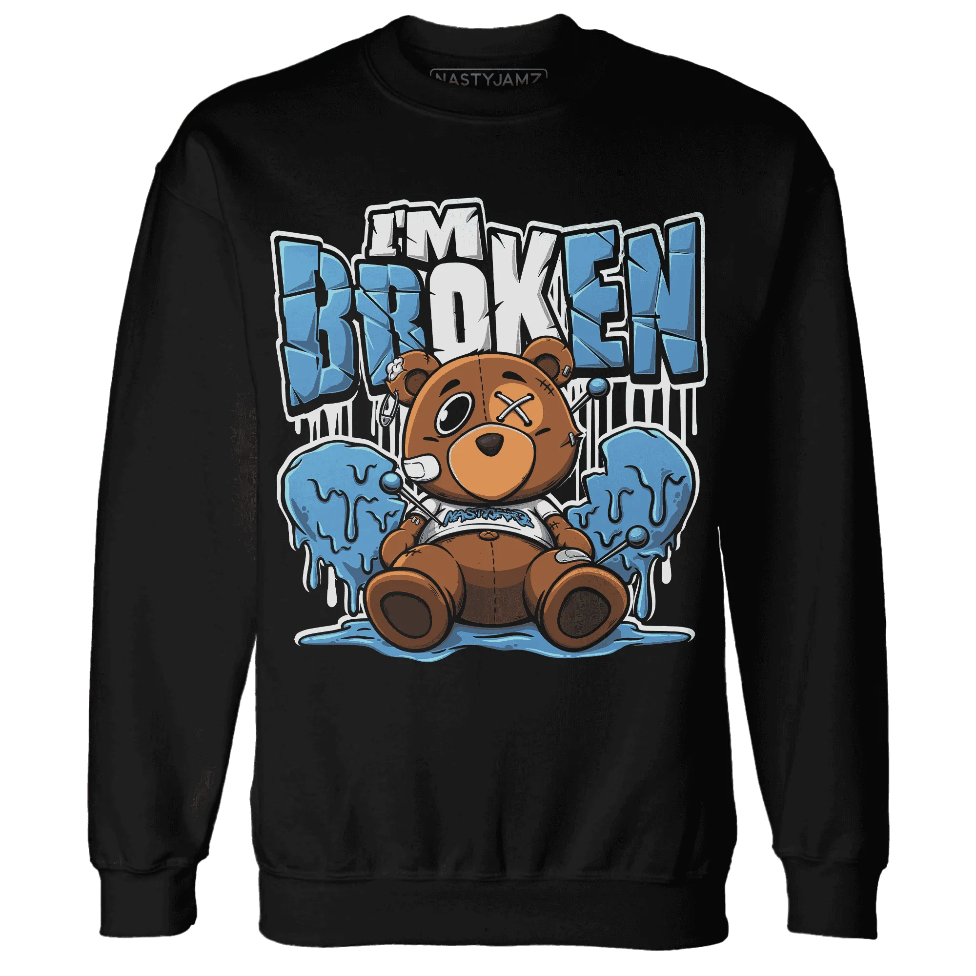 NastyJamz-Carolina-Blue-Univercitii-17s-Sweatshirt-Match-Im-Broken-BER