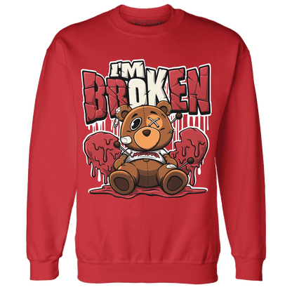 Black-Toe-Reimagined-Red-White-1s-NastyJamz-Sweatshirt-Match-Im-Broken-BER