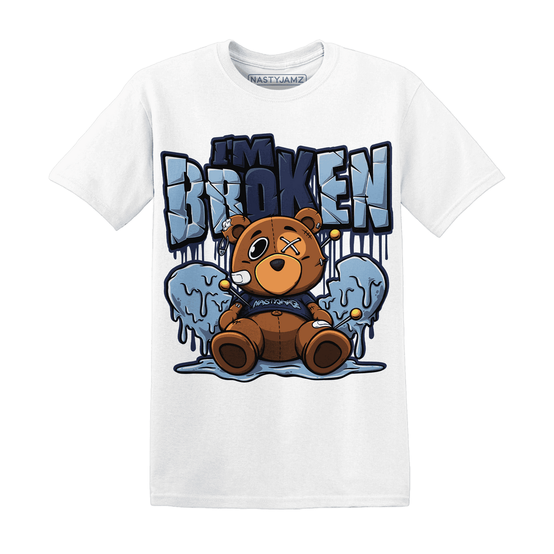 First In Flight 1s T Shirt Match Im Broken BER - NastyJamz