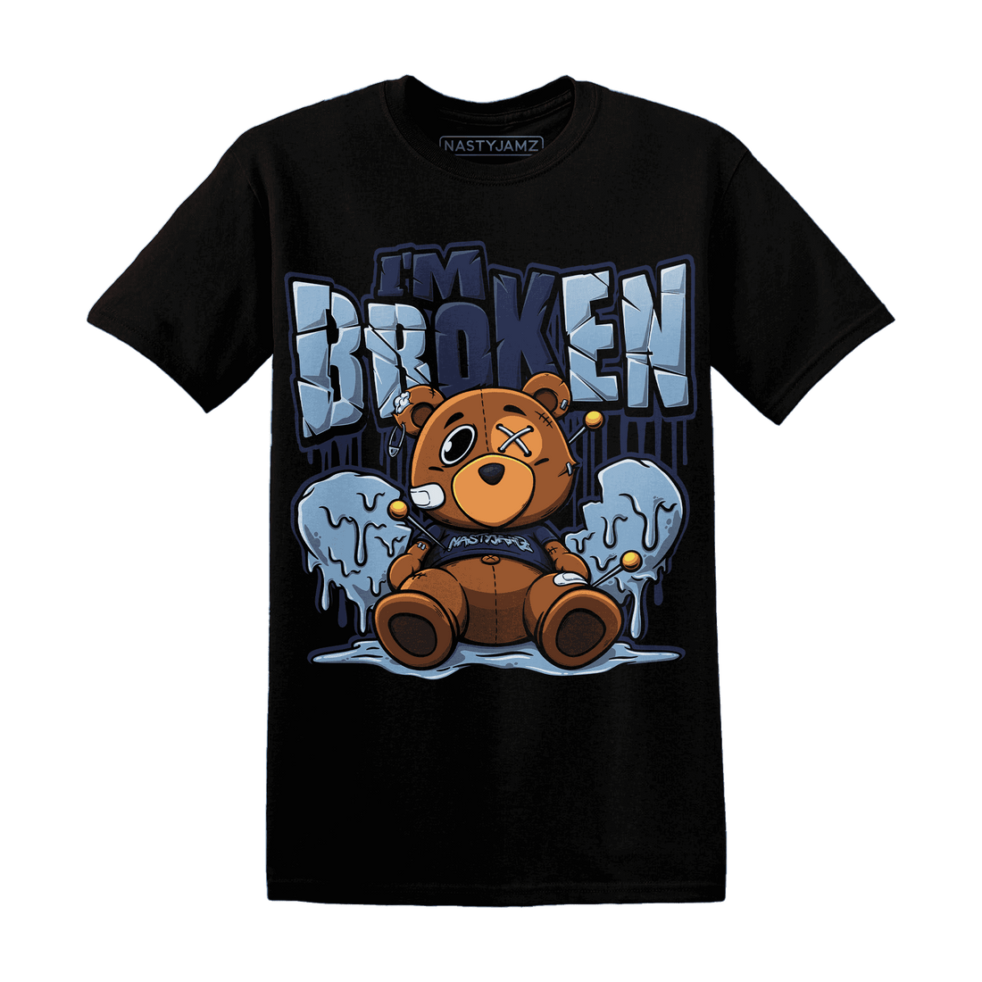 First In Flight 1s T Shirt Match Im Broken BER - NastyJamz