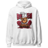 High 85 Metallic Burgundy 1s Hoodie Match Im Broken BER - NastyJamz