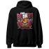 High 85 Metallic Burgundy 1s Hoodie Match Im Broken BER - NastyJamz